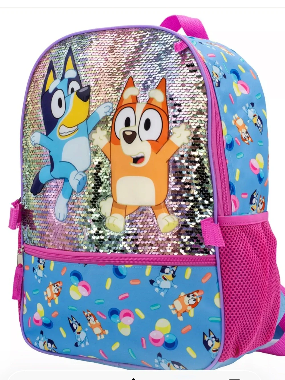 Bluey 5 piece backpack with lunchbox and accessories NWT